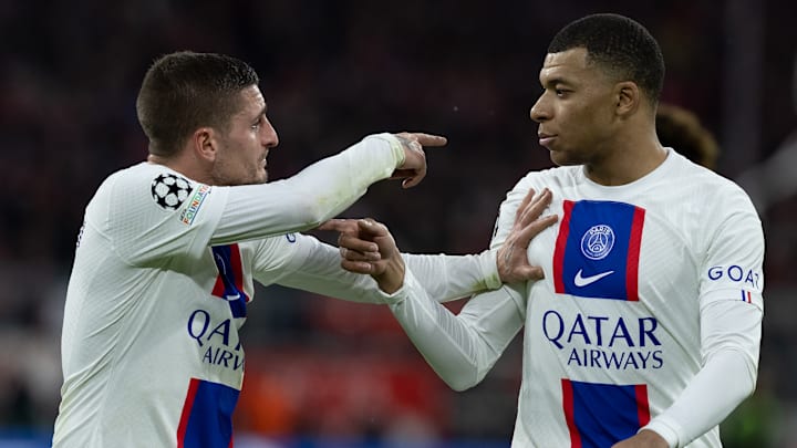 Kylian Mbappe, Marco Verratti