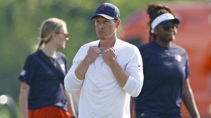 Chicago Bears head coach Ben Johnson. Chicago Bears head coach Ben Johnson.