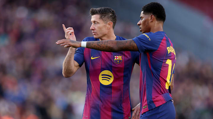 Robert Lewandowski, Marcus Rashford, FC Barcelona