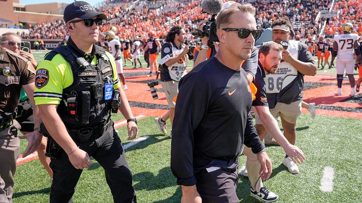 OSU head coach Eric Morris. OSU head coach Eric Morris.