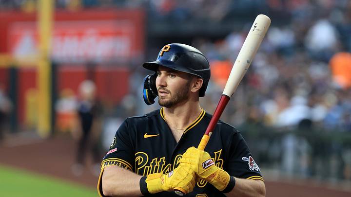 May 6, 2026; Phoenix, Arizona, USA; Pittsburgh Pirates first baseman Spencer Horwitz against the Arizona Diamondbacks at Chase Field. Mandatory Credit: Mark J. Rebilas-Imagn Images May 6, 2026; Phoenix, Arizona, USA; Pittsburgh Pirates first baseman Spencer Horwitz against the Arizona Diamondbacks at Chase Field. Mandatory Credit: Mark J. Rebilas-Imagn Images