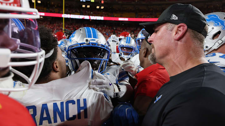 The Tampa Bay Buccaneers might benefit from Detroit Lions safety Brian Branch getting into a fight after the team’s loss to the Chiefs