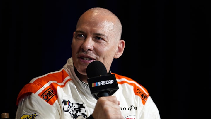 Feb 16, 2022; Daytona, FL, USA; Feb 16, 2022; Daytona, FL, USA; NASCAR Cup Series driver Jacques