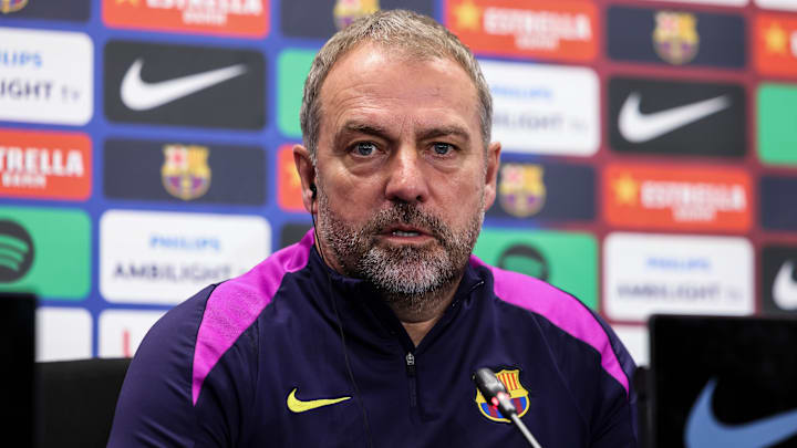 Hansi Flick Press Conference For Fc Barcelona - La Liga Ea Sports