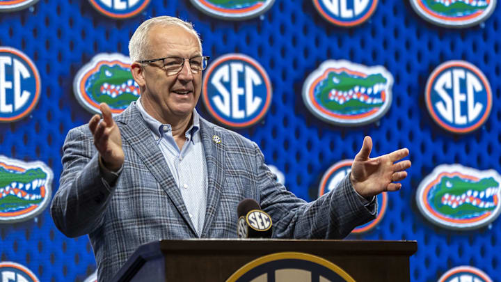 SEC commissioner Greg Sankey at SEC Media Days.
