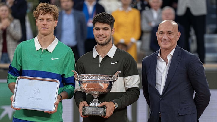 The 2025 French Open men's singles final between Jannik Sinner and Carlos Alcaraz has been hailed as an instant classic.