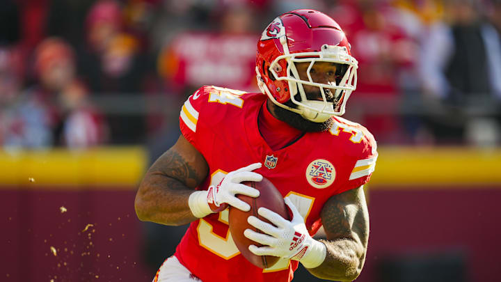 Kansas City running back Samaje Perine Kansas City running back Samaje Perine