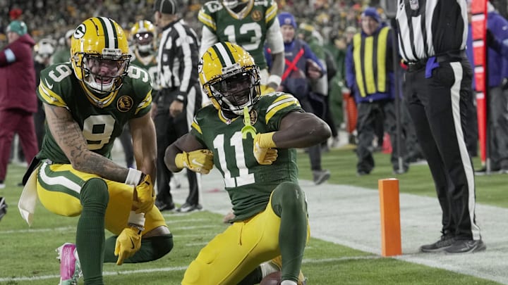 Green Bay Packers wide receiver Jayden Reed is a solid prop target on Monday.