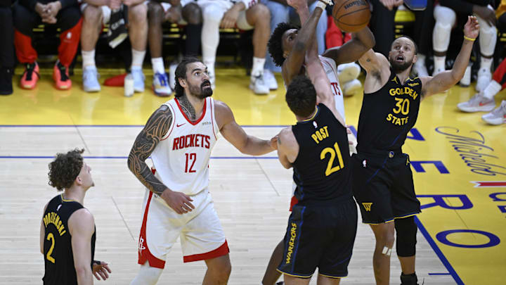 Steven Adams and the Houston Rockets play big