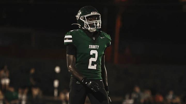Louisville (Ky.) Trinity cornerback Allen Evans