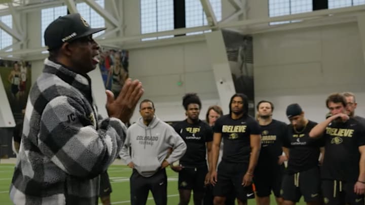 Deion Sanders enforces his no-earrings rule. 