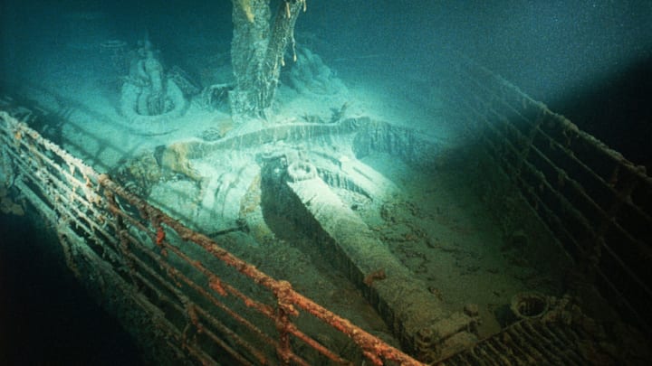The wreck of the ‘Titanic.’