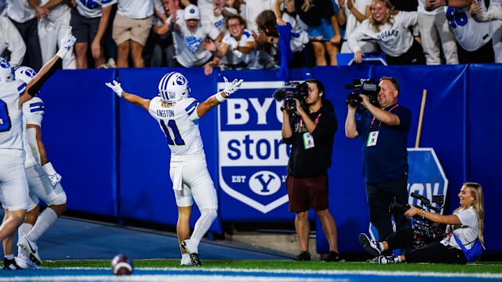 Parker Kingston returns punt for touchdown against no. 13 Kansas State