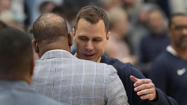 Duke basketball head coach Jon Scheyer