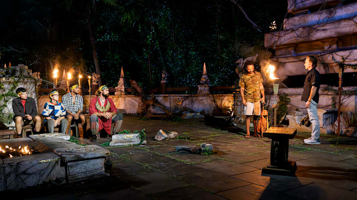 “Everyone Will Be Shooketh!” – Castaways find themselves on both a literal and figurative island after their return from what is regarded as one of the “craziest tribals of all time.” Castaways reflect on their letters from home and the family members that have impacted them. Then, a shocking incident takes place at this week’s immunity challenge, on SURVIVOR 50, Wednesday, May Photo: Robert Voets/CBS ©2025 CBS Broadcasting, Inc. All Rights Reserved.