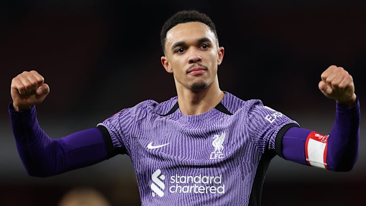 Alexander-Arnold captained Liverpool in their win at Arsenal