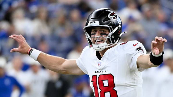 Falcons rookie quarterback Jack Strand has emerged as an unexpected name to watch in Atlanta’s quarterback competition.