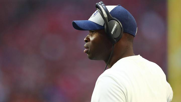 Carolina Panthers defensive coordinator Ejiro Evero. Carolina Panthers defensive coordinator Ejiro Evero.