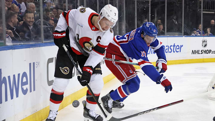 Ottawa Senators v New York Rangers