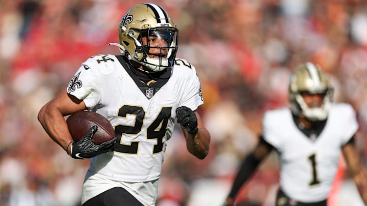 New Orleans Saints safety Johnathan Abram (24) New Orleans Saints safety Johnathan Abram (24)