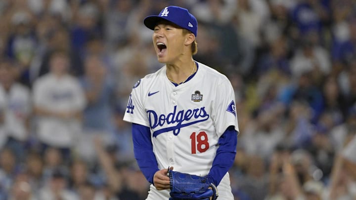 Yamamoto allowed just one hit and pitched into the seventh inning during the Dodgers' 4–2 win over the Yankees in Game 2 of the World Series.