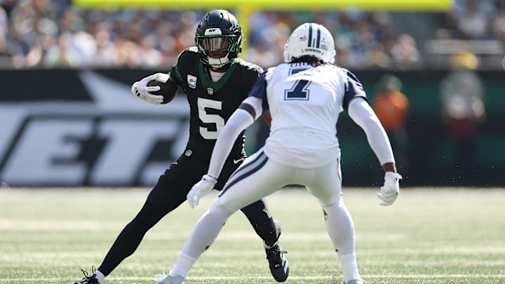 NY Jets wide receiver Garrett Wilson