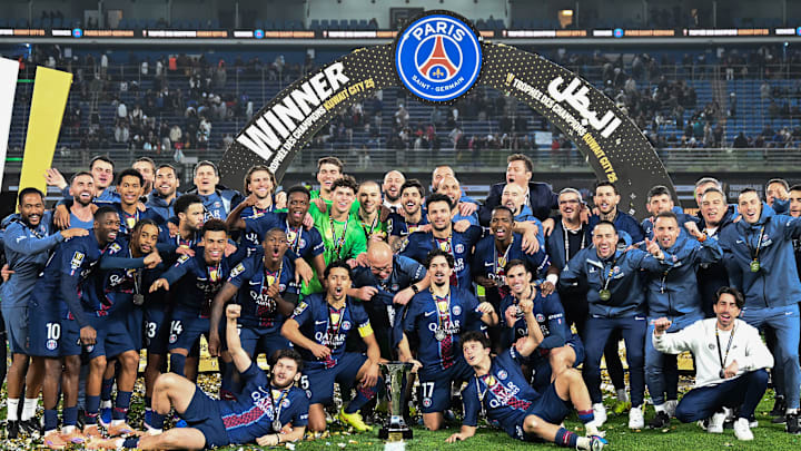 Le PSG vainqueur du Trophée des champions face à l'OM