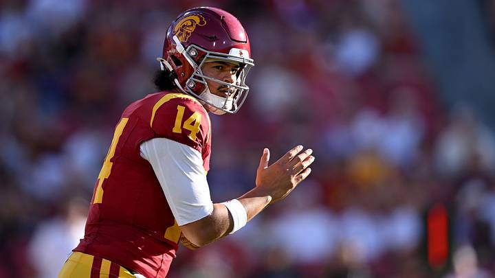 USC Trojans quarterback Jayden Maiava. USC Trojans quarterback Jayden Maiava.