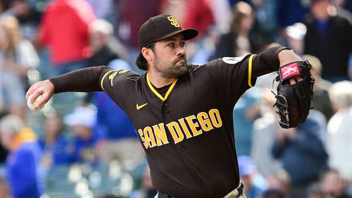 May 14, 2026; Milwaukee, Wisconsin, USA; San Diego Padres pitcher Matt Waldron (61) throws a pitch in the seventh inning against the Milwaukee Brewers at American Family Field. Mandatory Credit: Benny Sieu-Imagn Images May 14, 2026; Milwaukee, Wisconsin, USA; San Diego Padres pitcher Matt Waldron (61) throws a pitch in the seventh inning against the Milwaukee Brewers at American Family Field. Mandatory Credit: Benny Sieu-Imagn Images