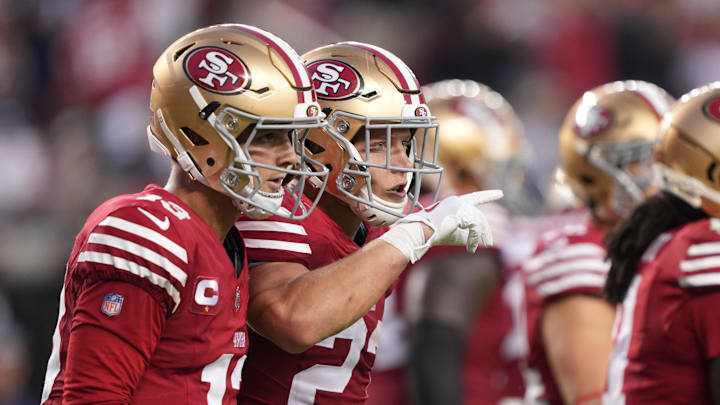 Brock Purdy, Christian McCaffrey, San Francisco 49ers