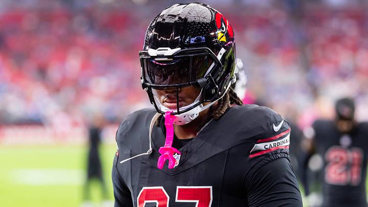 Oct 11, 2026; Glendale, Arizona, USA; Arizona Cardinals defensive lineman Walter Nolen III (97) against the Detroit Lions at State Farm Stadium. Mandatory Credit: Mark J. Rebilas-Imagn Images Oct 11, 2026; Glendale, Arizona, USA; Arizona Cardinals defensive lineman Walter Nolen III (97) against the Detroit Lions at State Farm Stadium. Mandatory Credit: Mark J. Rebilas-Imagn Images