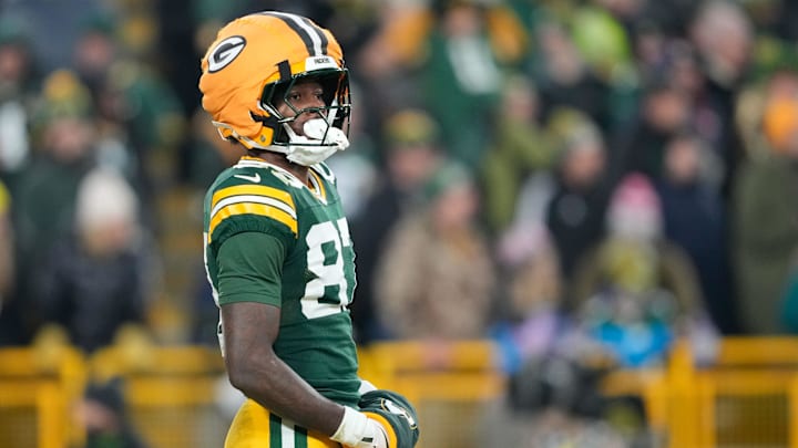 Green Bay Packers wide receiver Romeo Doubs.