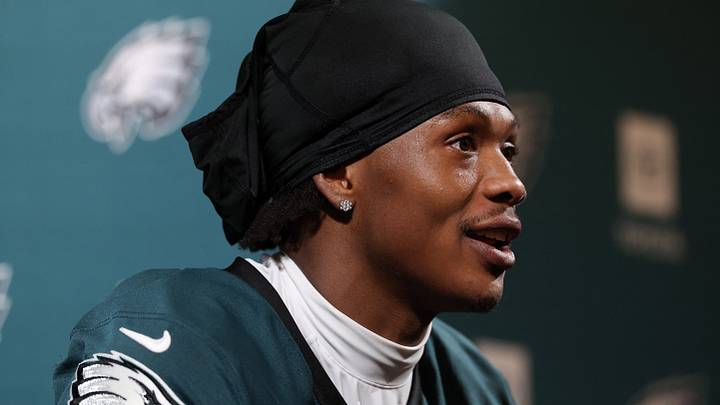 Jun 10, 2026; Philadelphia, PA, USA; Philadelphia Eagles wide receiver Dontayvion Wicks (13) speaks with the media at minicamp at Jefferson Health Training Complex. Mandatory Credit: Bill Streicher-Imagn Images Jun 10, 2026; Philadelphia, PA, USA; Philadelphia Eagles wide receiver Dontayvion Wicks (13) speaks with the media at minicamp at Jefferson Health Training Complex. Mandatory Credit: Bill Streicher-Imagn Images
