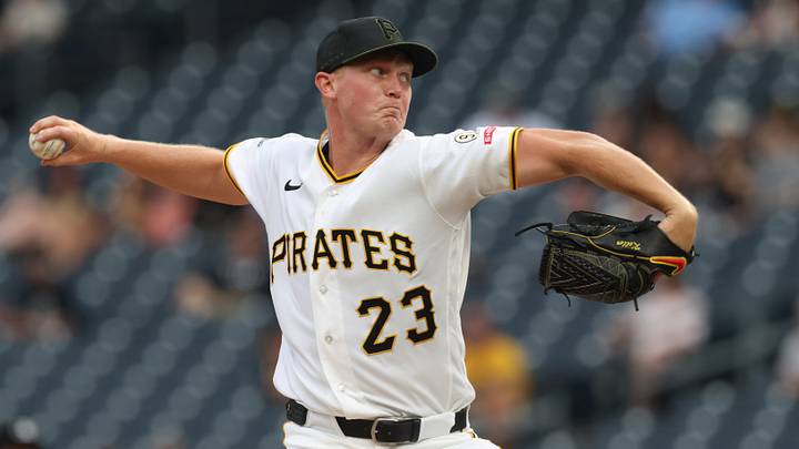 Jul 27, 2026; Pittsburgh, Pennsylvania, USA; Pittsburgh Pirates starting pitcher Mitch Keller (23) delivers a pitch against the Arizona Diamondbacks during the first inning at PNC Park. Mandatory Credit: Charles LeClaire-Imagn Images Jul 27, 2026; Pittsburgh, Pennsylvania, USA; Pittsburgh Pirates starting pitcher Mitch Keller (23) delivers a pitch against the Arizona Diamondbacks during the first inning at PNC Park. Mandatory Credit: Charles LeClaire-Imagn Images