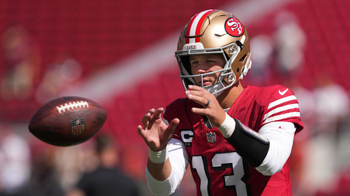 San Francisco 49ers quarterback Brock Purdy (13)
