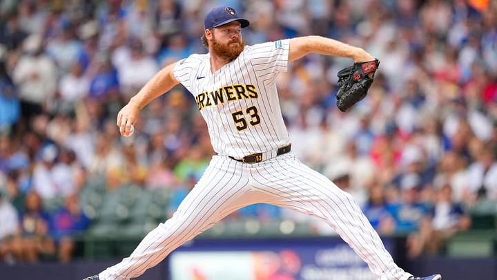 Jun 28, 2026; Milwaukee, Wisconsin, USA; Milwaukee Brewers pitcher Brandon Woodruff (53) throws a pitch during the first inning against the Chicago Cubs at American Family Field. Mandatory Credit: Jeff Hanisch-Imagn Images Jun 28, 2026; Milwaukee, Wisconsin, USA; Milwaukee Brewers pitcher Brandon Woodruff (53) throws a pitch during the first inning against the Chicago Cubs at American Family Field. Mandatory Credit: Jeff Hanisch-Imagn Images