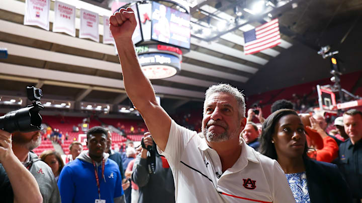 Auburn basketball head coach Bruce Pearl