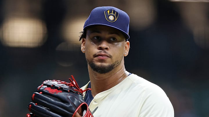 Milwaukee Brewers pitcher Frankie Montas