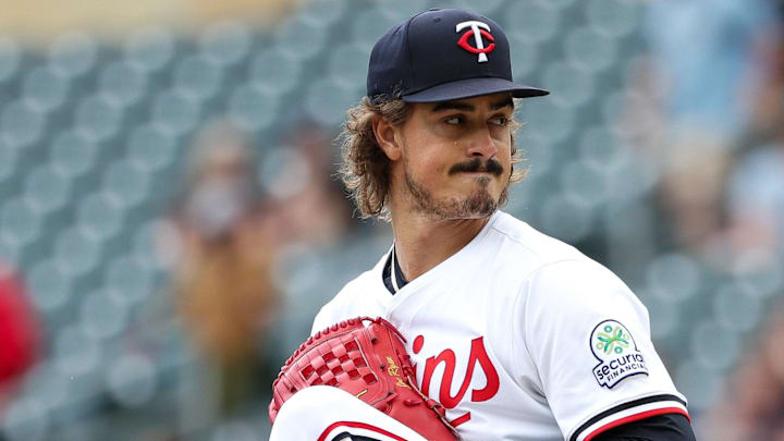 Sep 20, 2025; Minneapolis, Minnesota, USA; Minnesota Twins starting pitcher Joe Ryan (41) delivers a pitch against the Cleveland Guardians during the first inning of game one of a double header at Target Field. Mandatory Credit: Matt Krohn-Imagn Images Sep 20, 2025; Minneapolis, Minnesota, USA; Minnesota Twins starting pitcher Joe Ryan (41) delivers a pitch against the Cleveland Guardians during the first inning of game one of a double header at Target Field. Mandatory Credit: Matt Krohn-Imagn Images