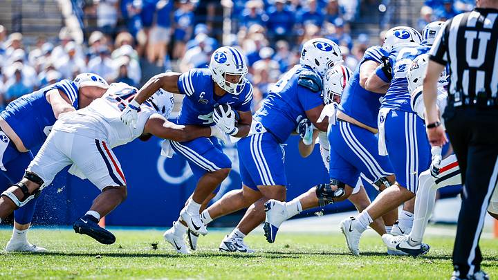 BYU RB LJ Martin against Arizona BYU RB LJ Martin against Arizona
