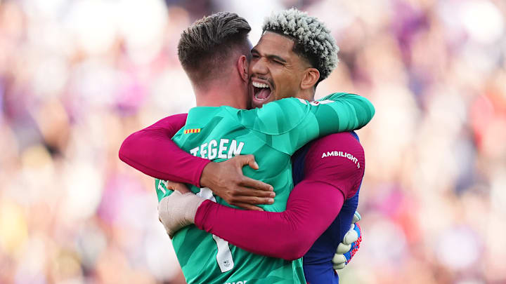 Marc-Andre ter Stegen und Ronald Araujo sind Wechselkandidaten beim FC Barcelona