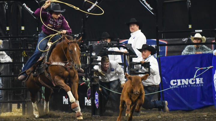 Breakaway roper Taylor Munsell. Breakaway roper Taylor Munsell.