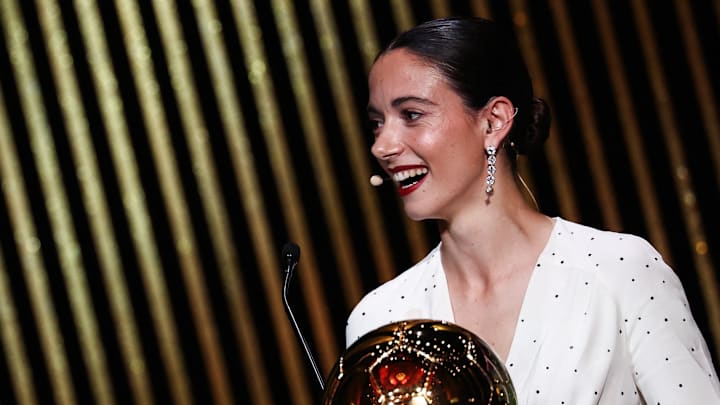Aitana Bonmati was awarded the Ballon d'Or last month for the second year running