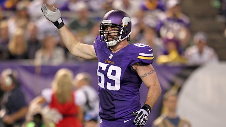 Defensive end Jared Allen made the Pro Bowl five times in his 12 NFL seasons with the Minnesota Vikings, Kansas City Chiefs, Chicago Bears and Carolina Panthers.

Usp Nfl Green Bay Packers At Minnesota Vikings S Fbn Usa Mn