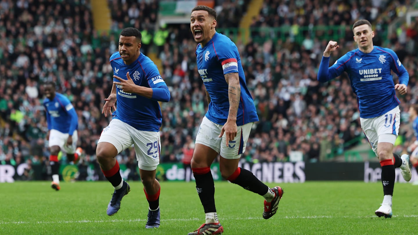 Video emerges showing why Celtic fans were angry with Rangers players