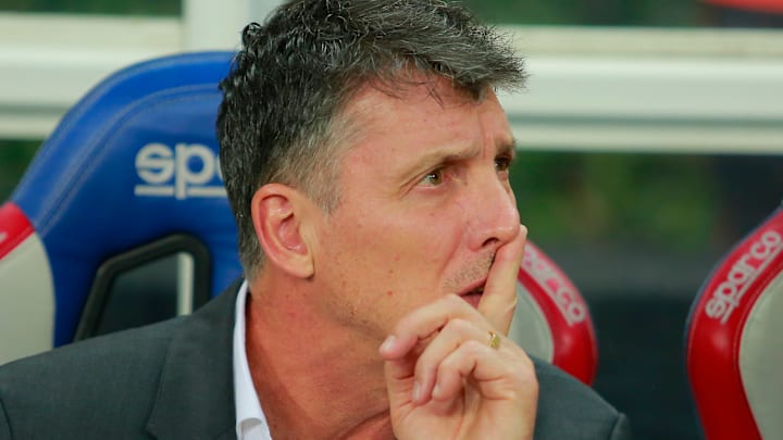 El entrenador Robert Dante Siboldi.