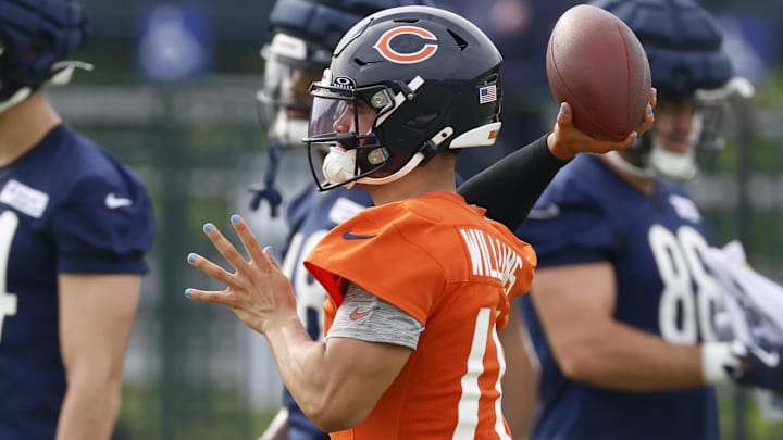 Caleb Williams already showed last year he could stand up to blitzes and with all he work he's had so far in camp he'll only improve.