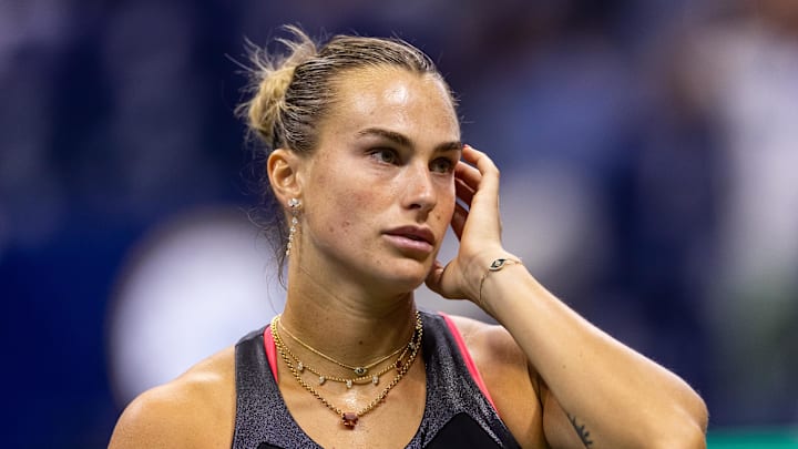 Sabalenka won her second round US Open match in straight sets on Wednesday. 
