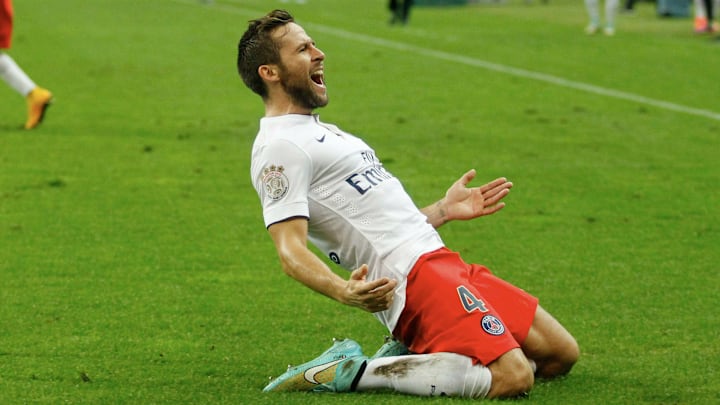 Yohan Cabaye sous le maillot du PSG.