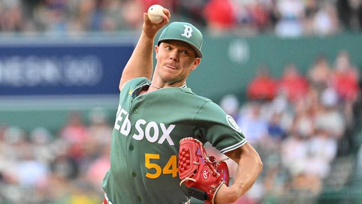 Jun 12, 2026; Boston, Massachusetts, USA; Boston Red Sox starting pitcher Sonny Gray (54) pitches against the Texas Rangers during the first inning at Fenway Park. Mandatory Credit: Eric Canha-Imagn Images Jun 12, 2026; Boston, Massachusetts, USA; Boston Red Sox starting pitcher Sonny Gray (54) pitches against the Texas Rangers during the first inning at Fenway Park. Mandatory Credit: Eric Canha-Imagn Images